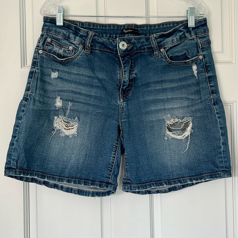 Supplies by Unionbay Distressed Jean Shorts
